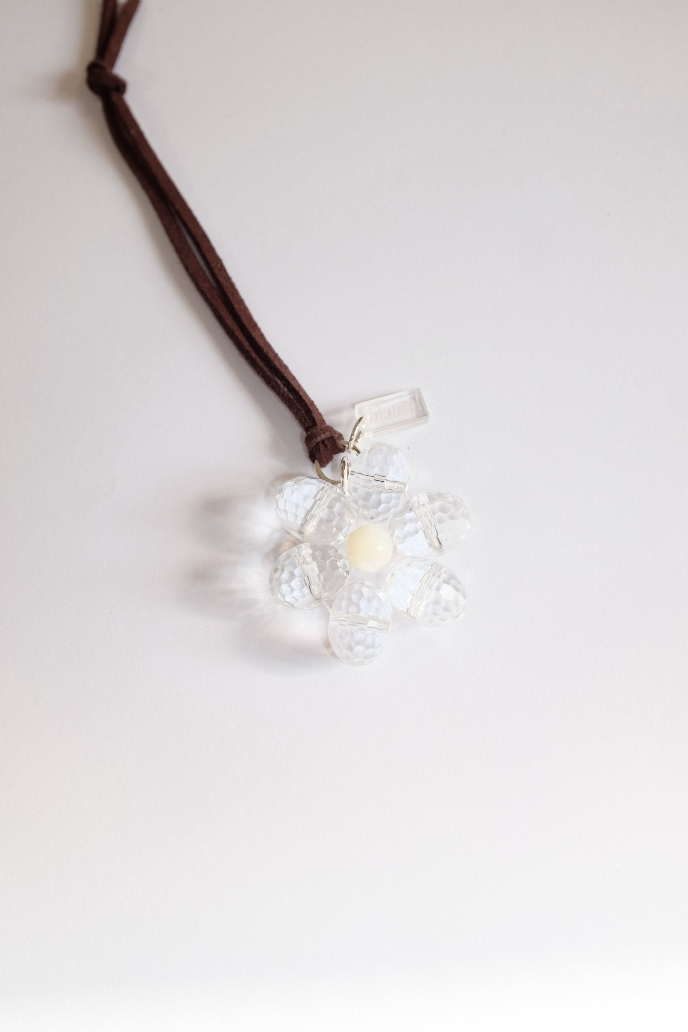 Sample Sale - 28 - Crystal bead flower charm - blóma!blóma!Sample