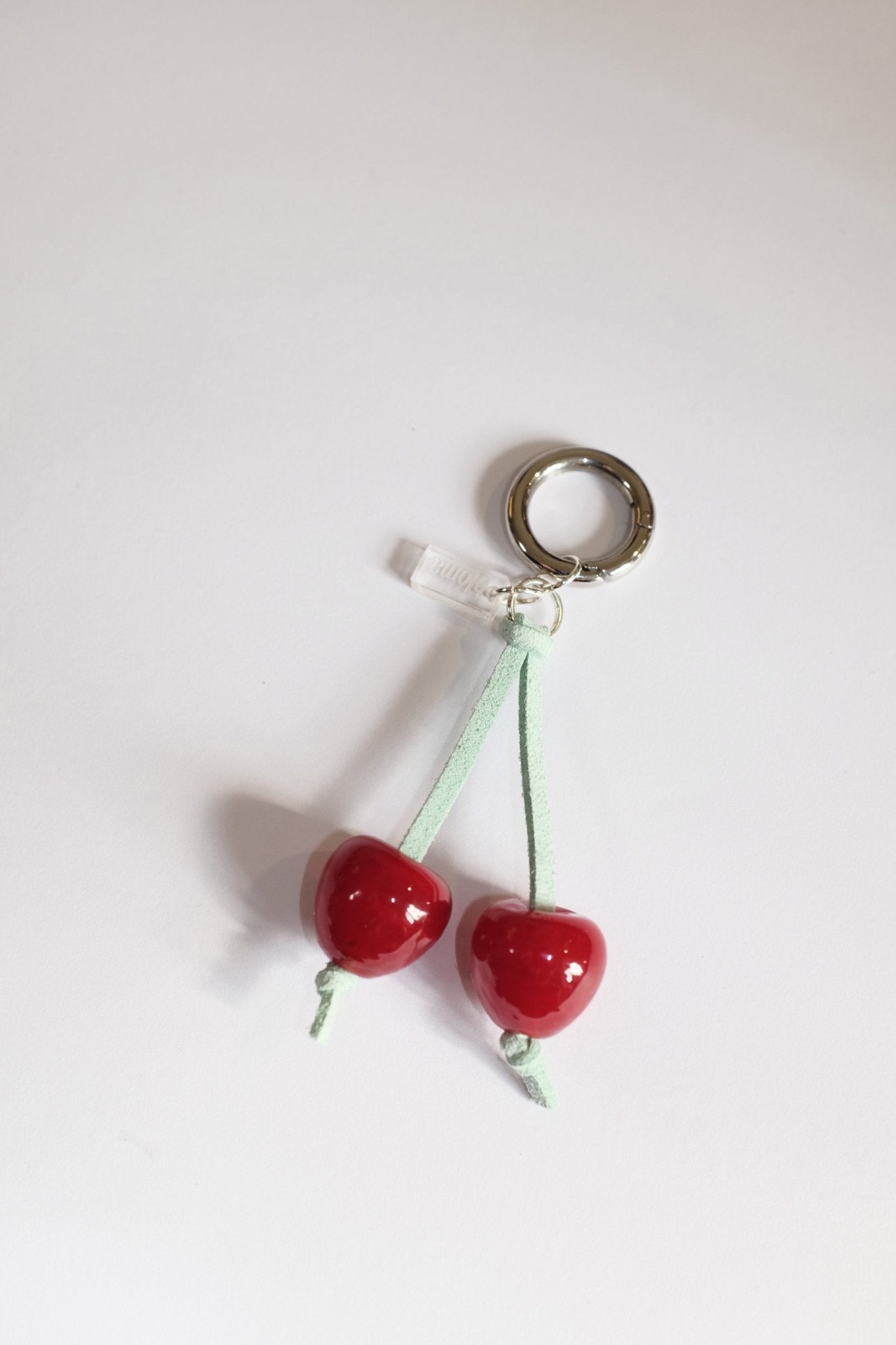 Sample Sale - 37 - Cherry Charm / keyring - blóma!Navyblóma!SampleNavy