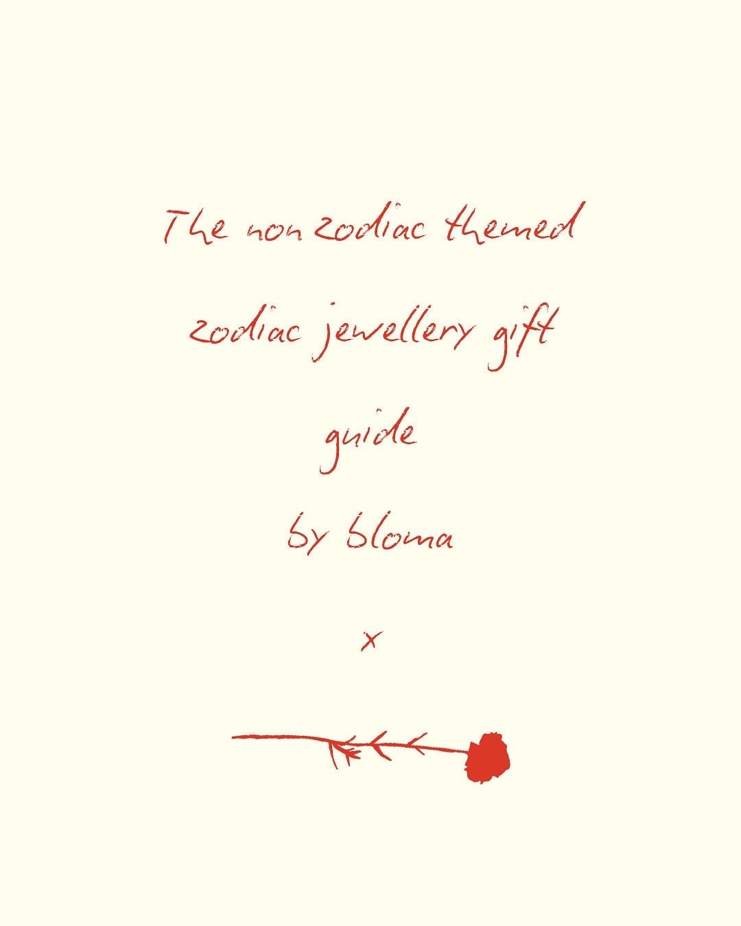 The Non Zodiac Themed Zodiac Jewellery Gift Guide - blóma!