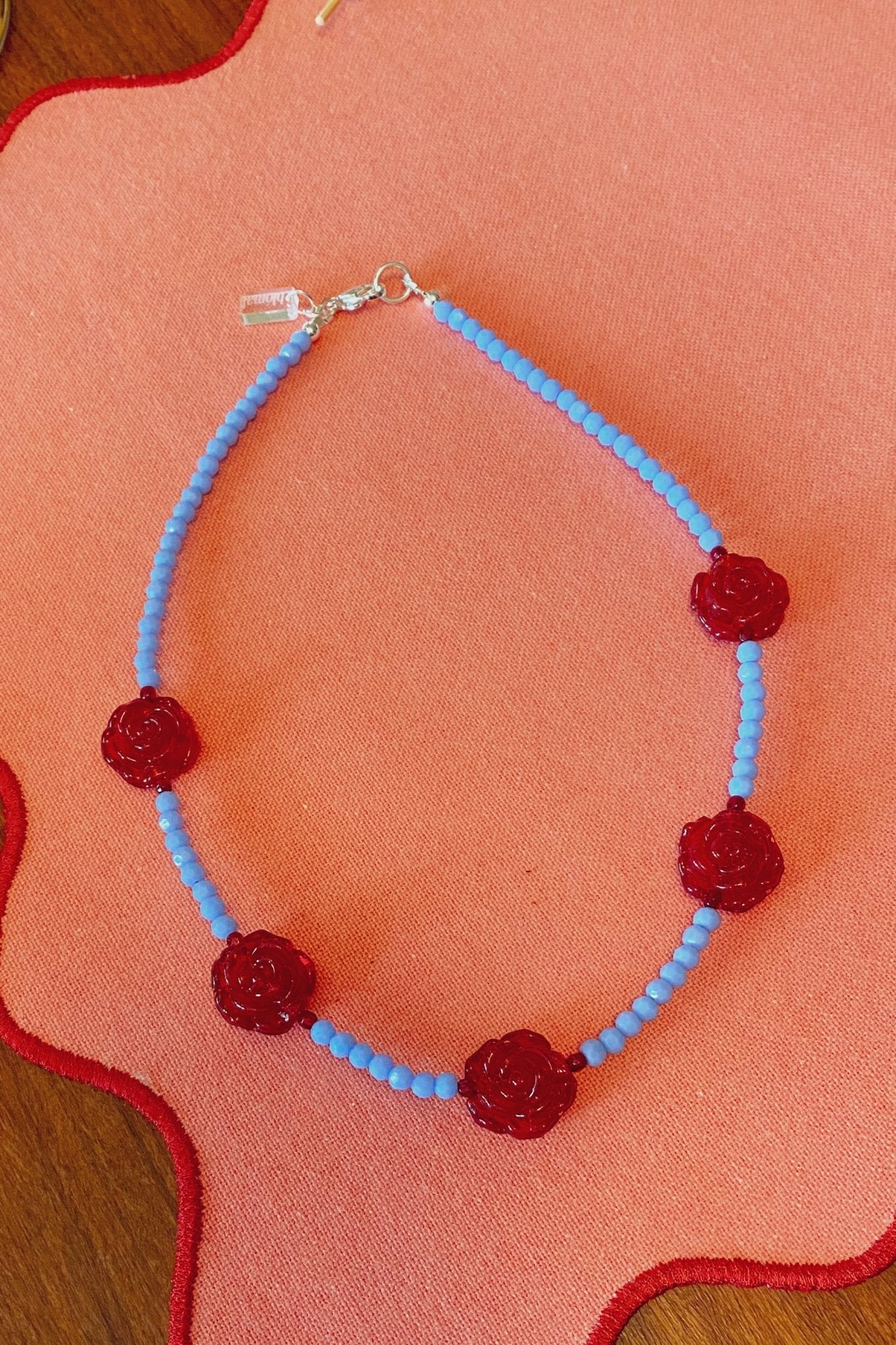 rose necklace