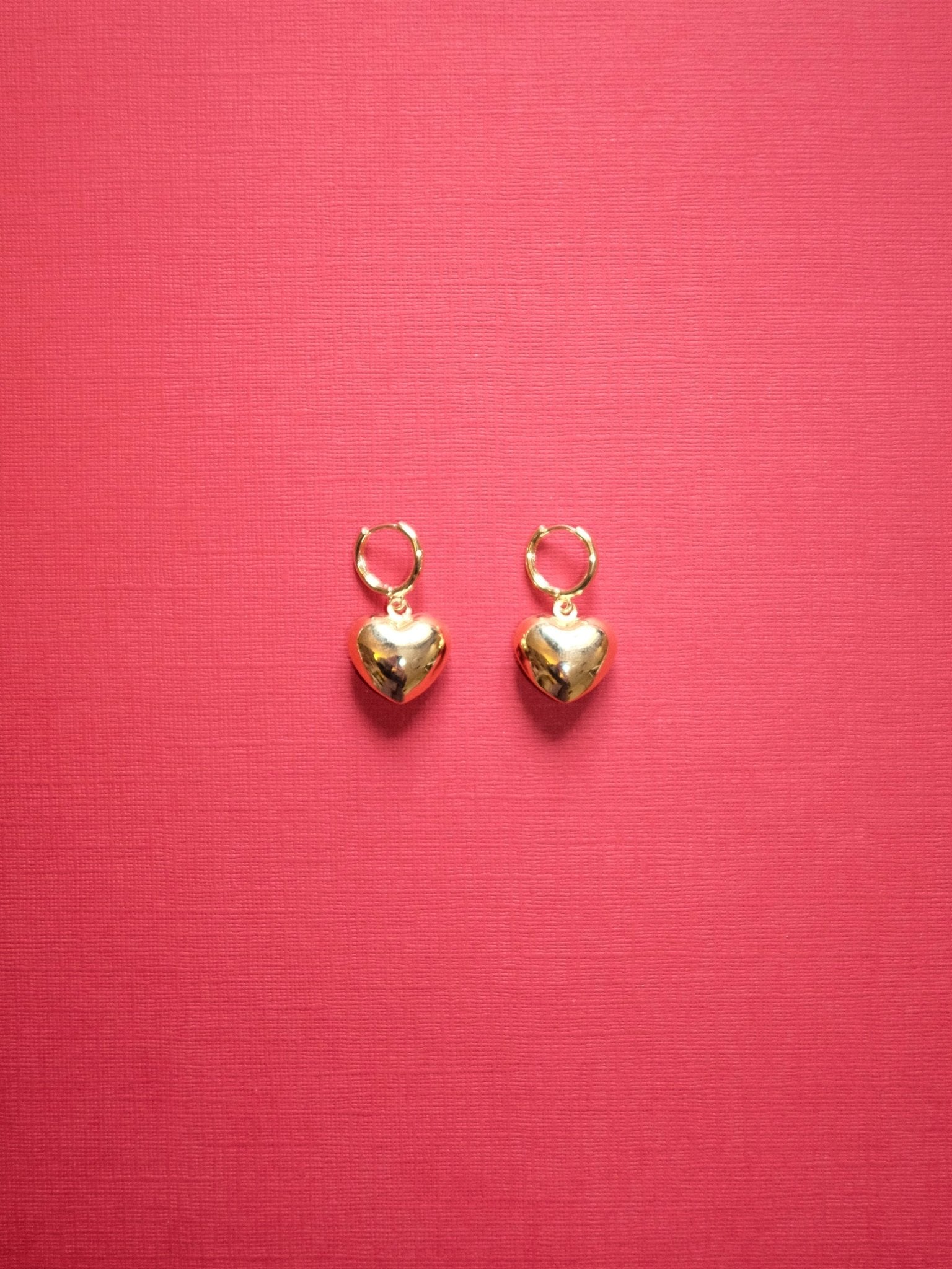 Chunky Heart Mini hoops - blóma!blóma!Earrings