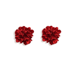 Deep Red Peony Studs - blóma!Sunny Yellowblóma!EarringsSunny Yellow