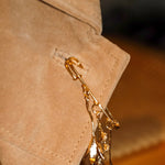 Flower stem broach - blóma!Goldblóma!BroachGold