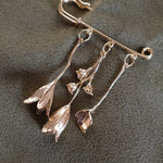 Flower stem broach - blóma!Goldblóma!BroachGold