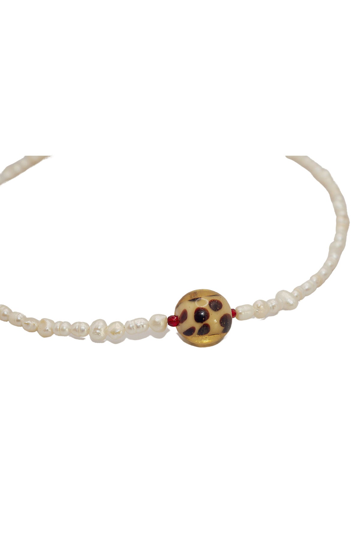 Leopard bead Necklace - blóma!Classic Pearlblóma!NecklaceClassic Pearl