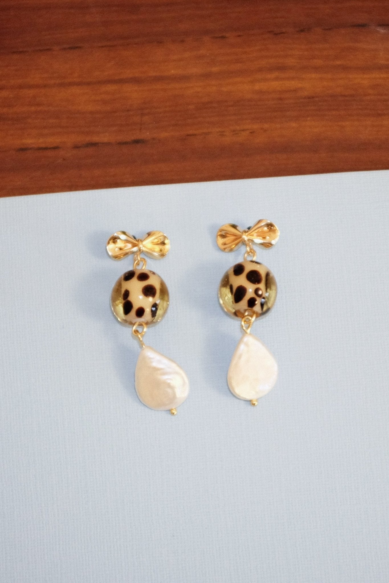 Leopard Flo Earrings - blóma!blóma!Earrings