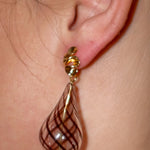Mocha Drop earrings - blóma!blóma!
