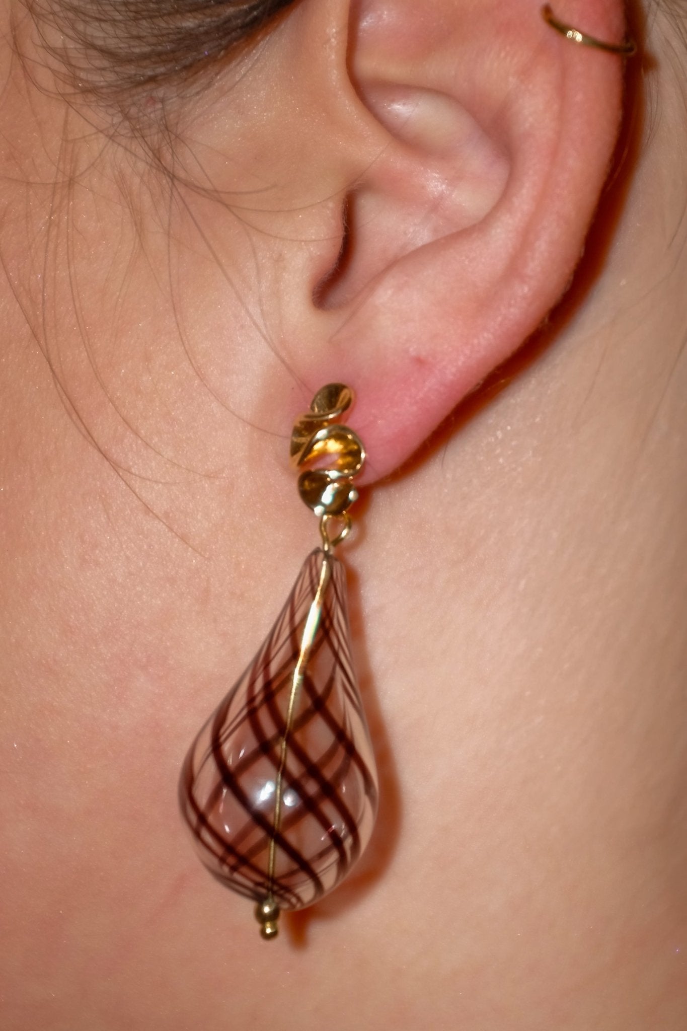 Mocha Drop earrings - blóma!blóma!