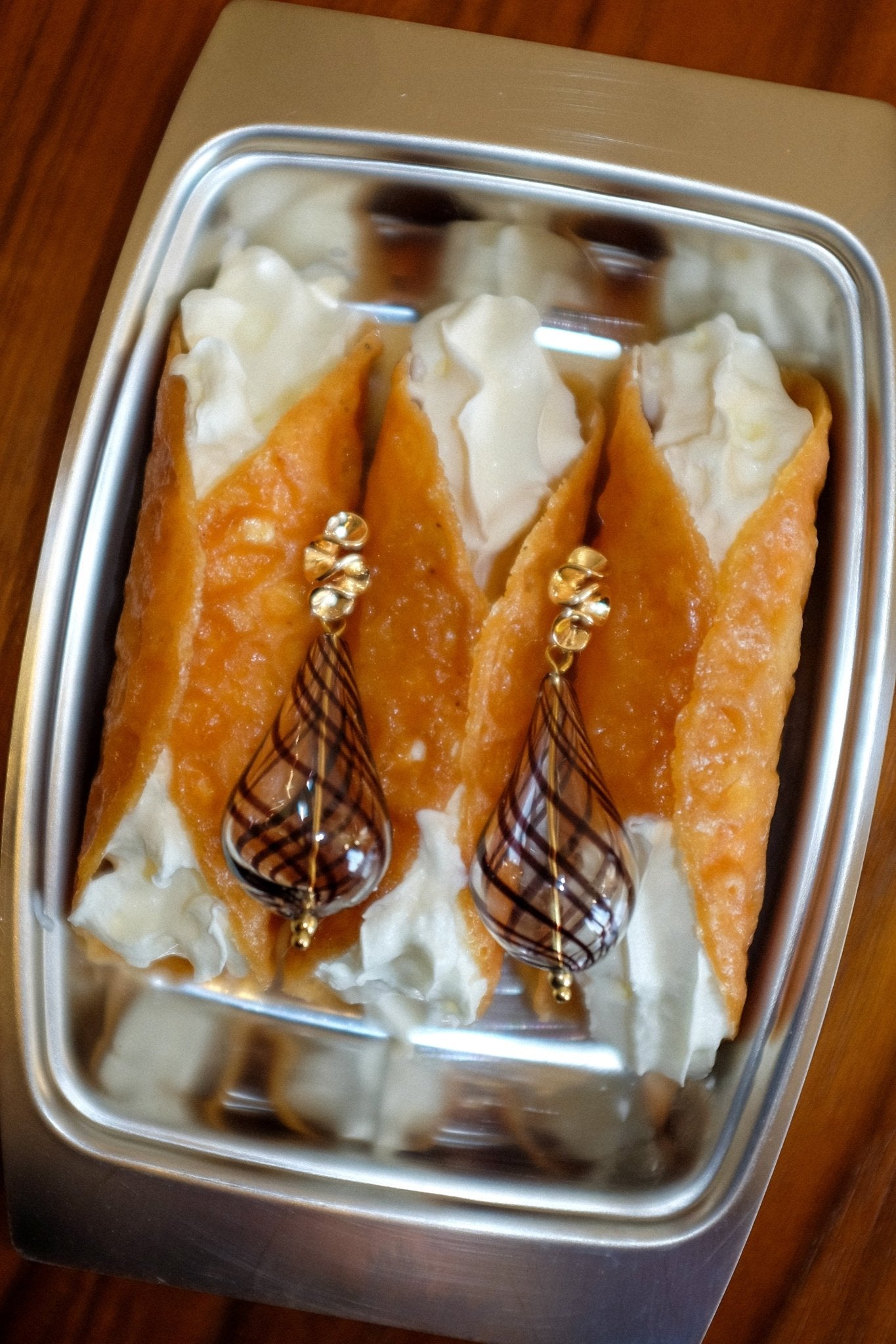 Mocha Drop earrings - blóma!blóma!