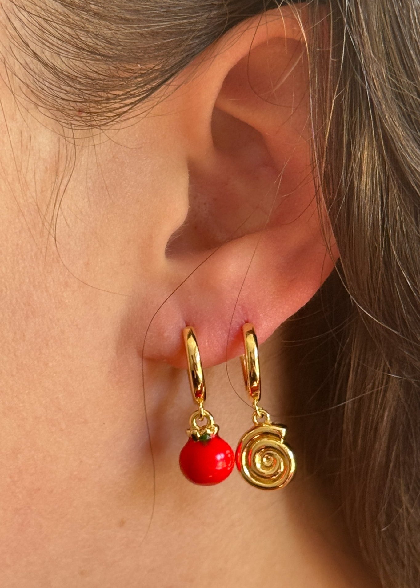 Pick n Mix Charm Mini Hoop Earrings - blóma!Watermelonblóma!EarringsWatermelon