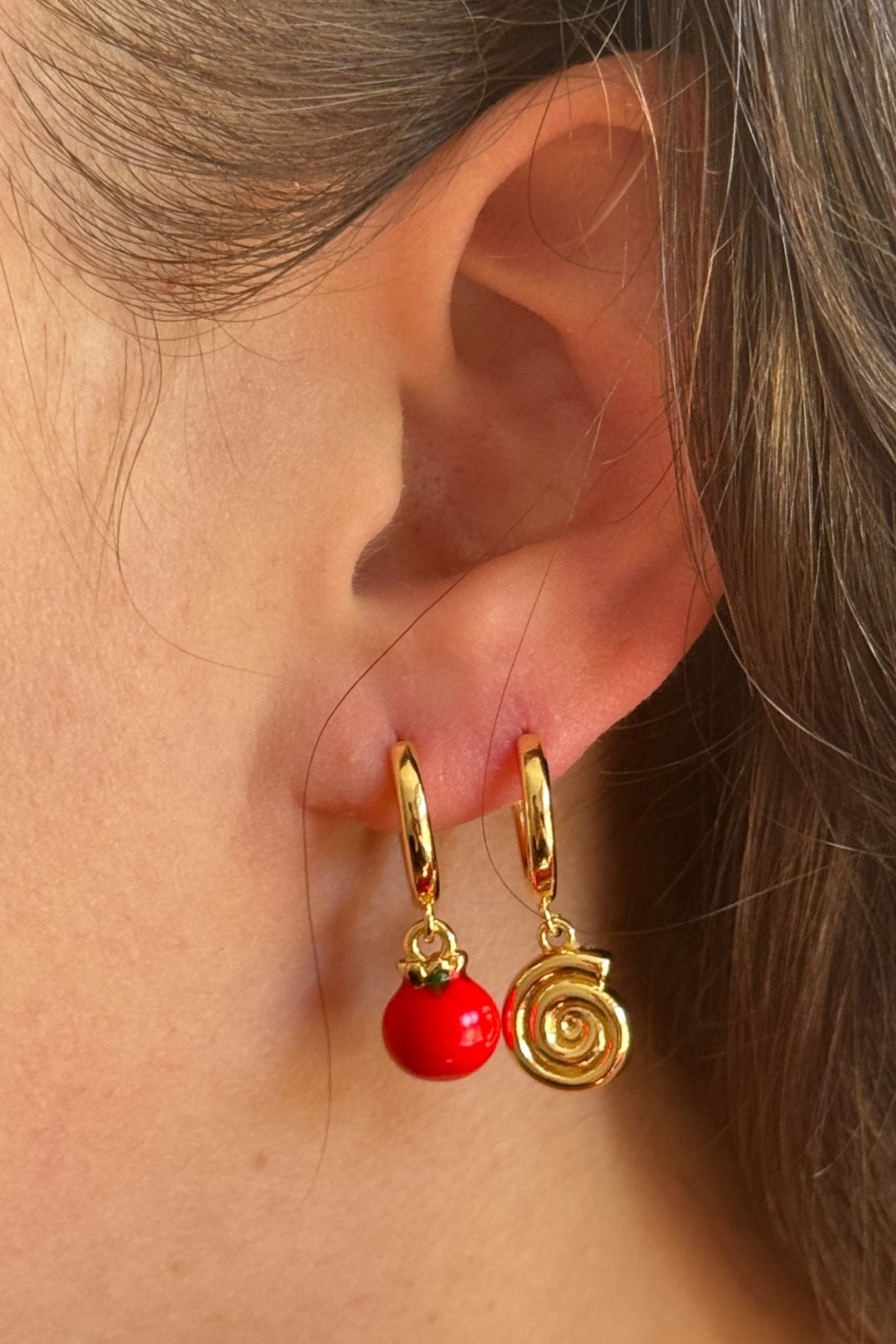 Pick n Mix Charm Mini Hoop Earrings - blóma!Watermelonblóma!EarringsWatermelon