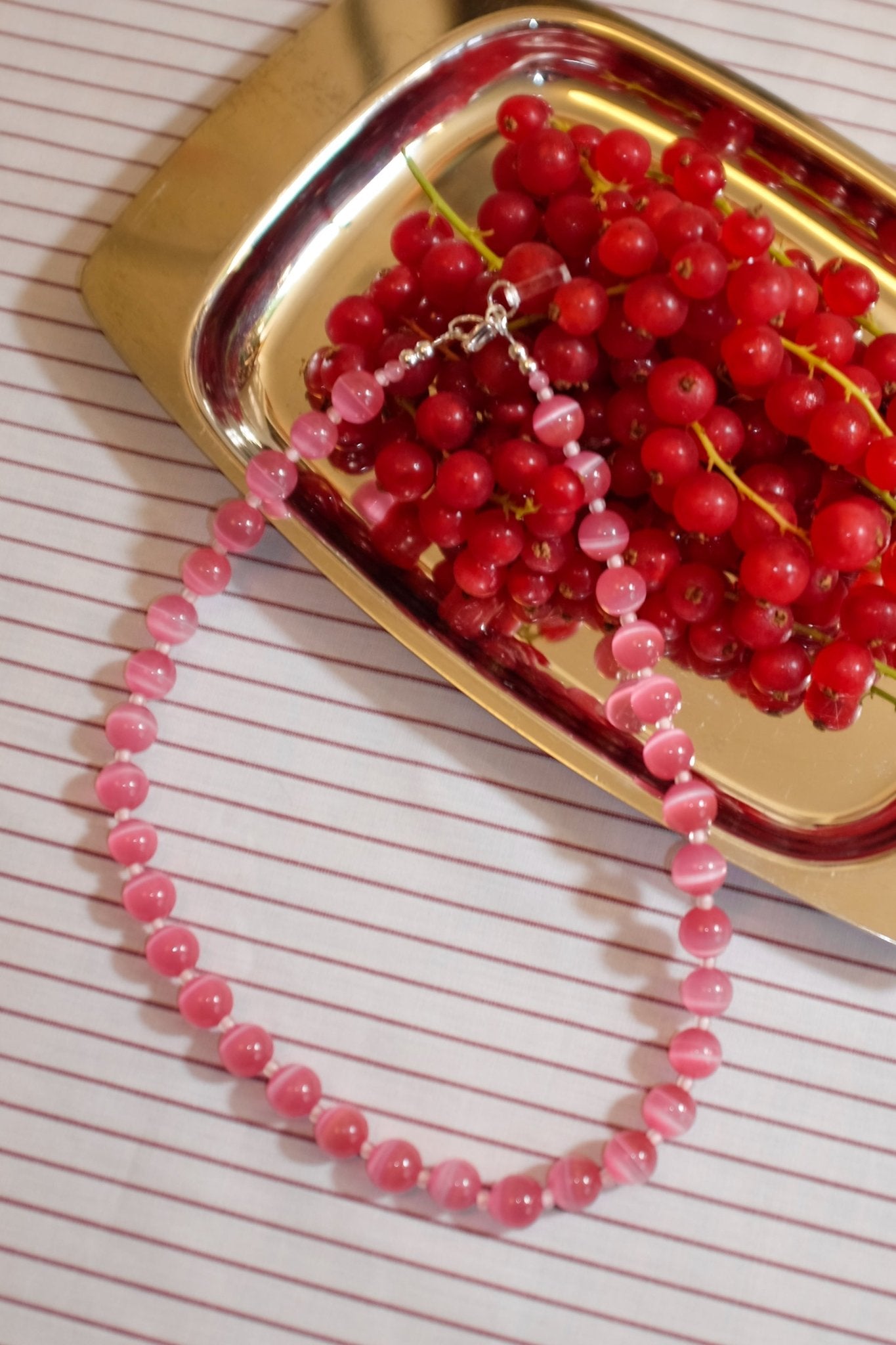 Raspberry Roulade Necklace - blóma!blóma!Necklace