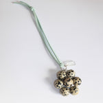 Sample Sale - 26 - Dalmatian Daisy - Mint suade Charm - blóma!blóma!Sample