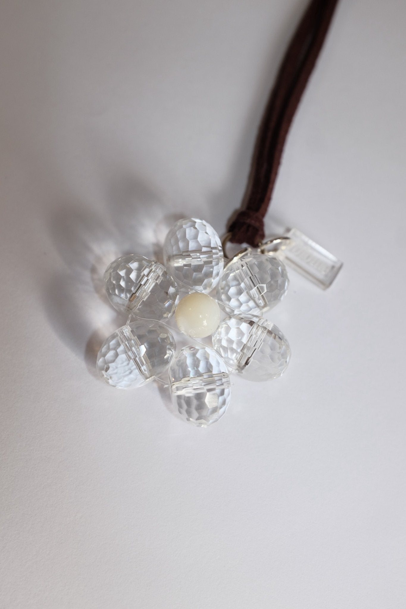 Sample Sale - 28 - Crystal bead flower charm - blóma!blóma!Sample