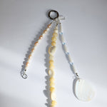 Sample Sale - 36 - Pastel beaded stand bag charm - blóma!blóma!Sample