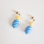 Sample Sale - 9 - yellow and blue studs - blóma!blóma!Sample