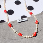 Strawberry Necklace - blóma!Freshwater pearlsblomashopNecklaceFreshwater pearls