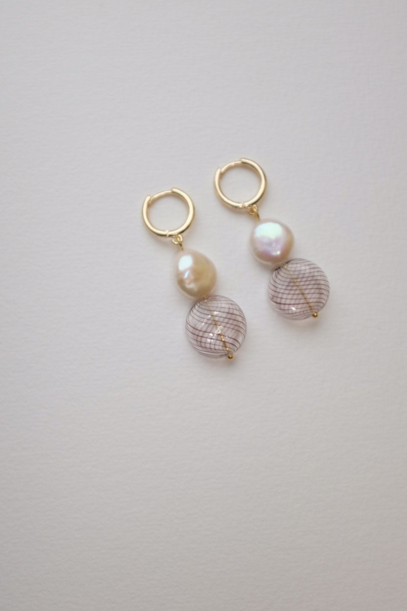 Tiramisu Pearl earrings - blóma!blóma!Earrings