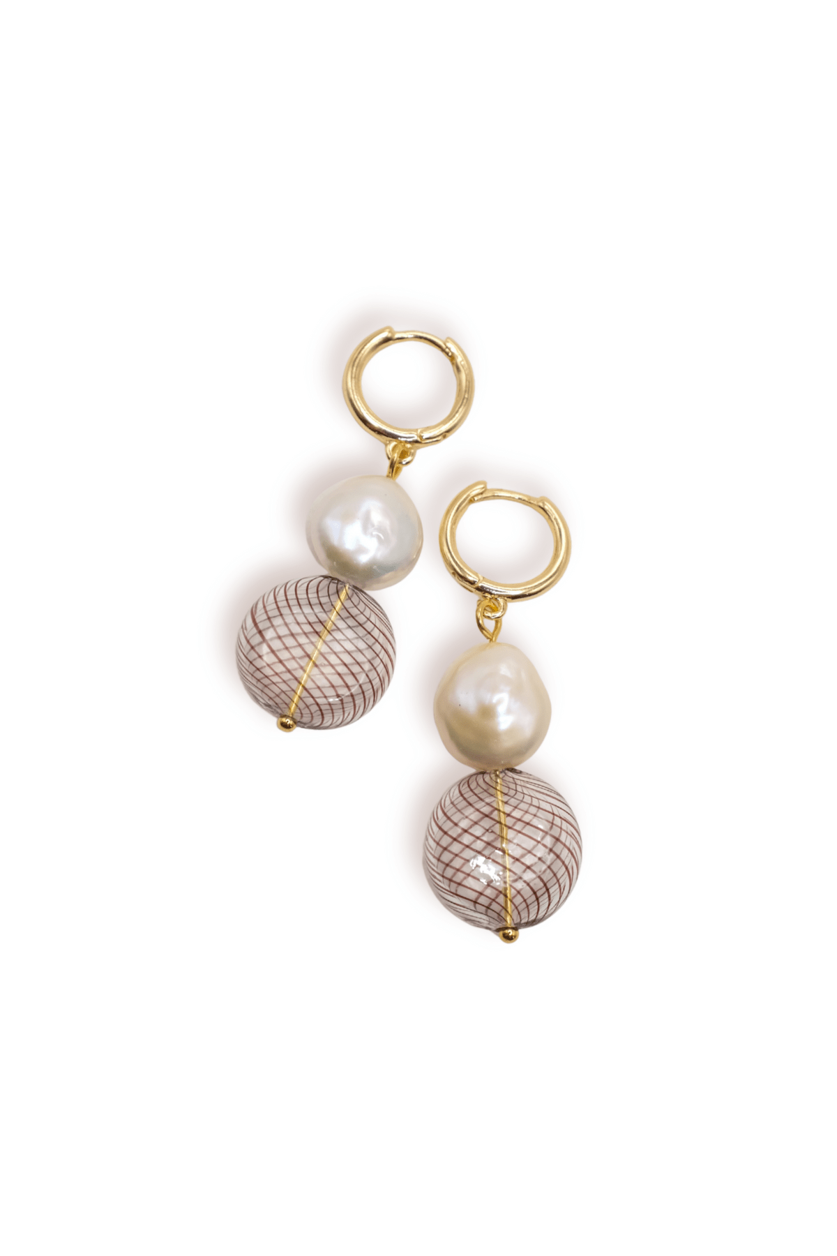 Tirrimissu pearl earrings - blóma!blóma!