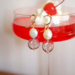 Tirrimissu pearl earrings - blóma!blóma!Earrings