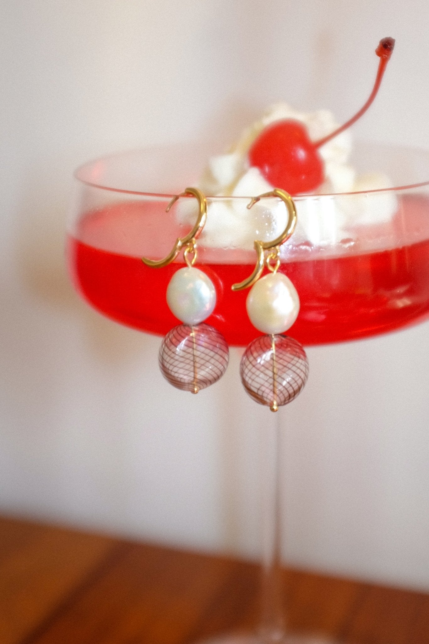 Tirrimissu pearl earrings - blóma!blóma!Earrings