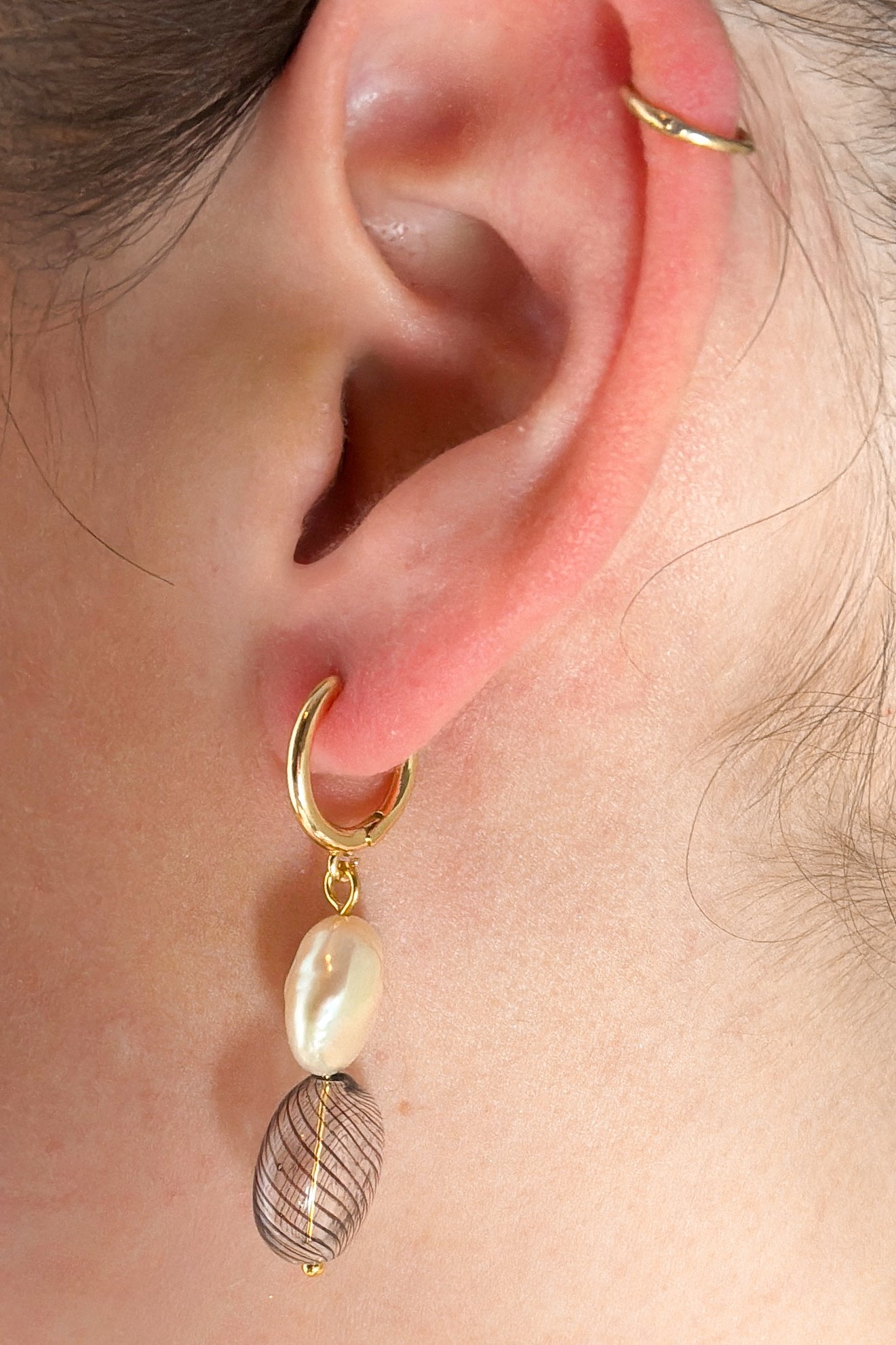 Tirrimissu pearl earrings - blóma!blóma!Earrings