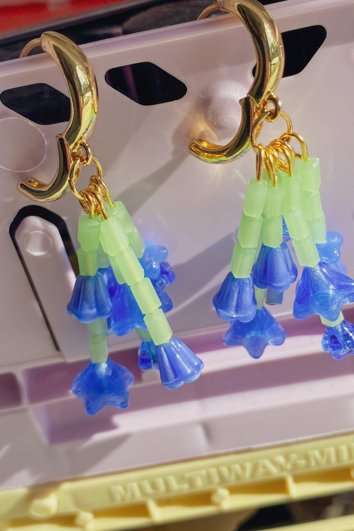 Bluebell Bouquet Mini Hoop Earrings - blóma!GoldblomashopEarringsGold
