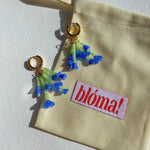 Bluebell Bouquet Mini Hoop Earrings - blóma!GoldblomashopEarringsGold