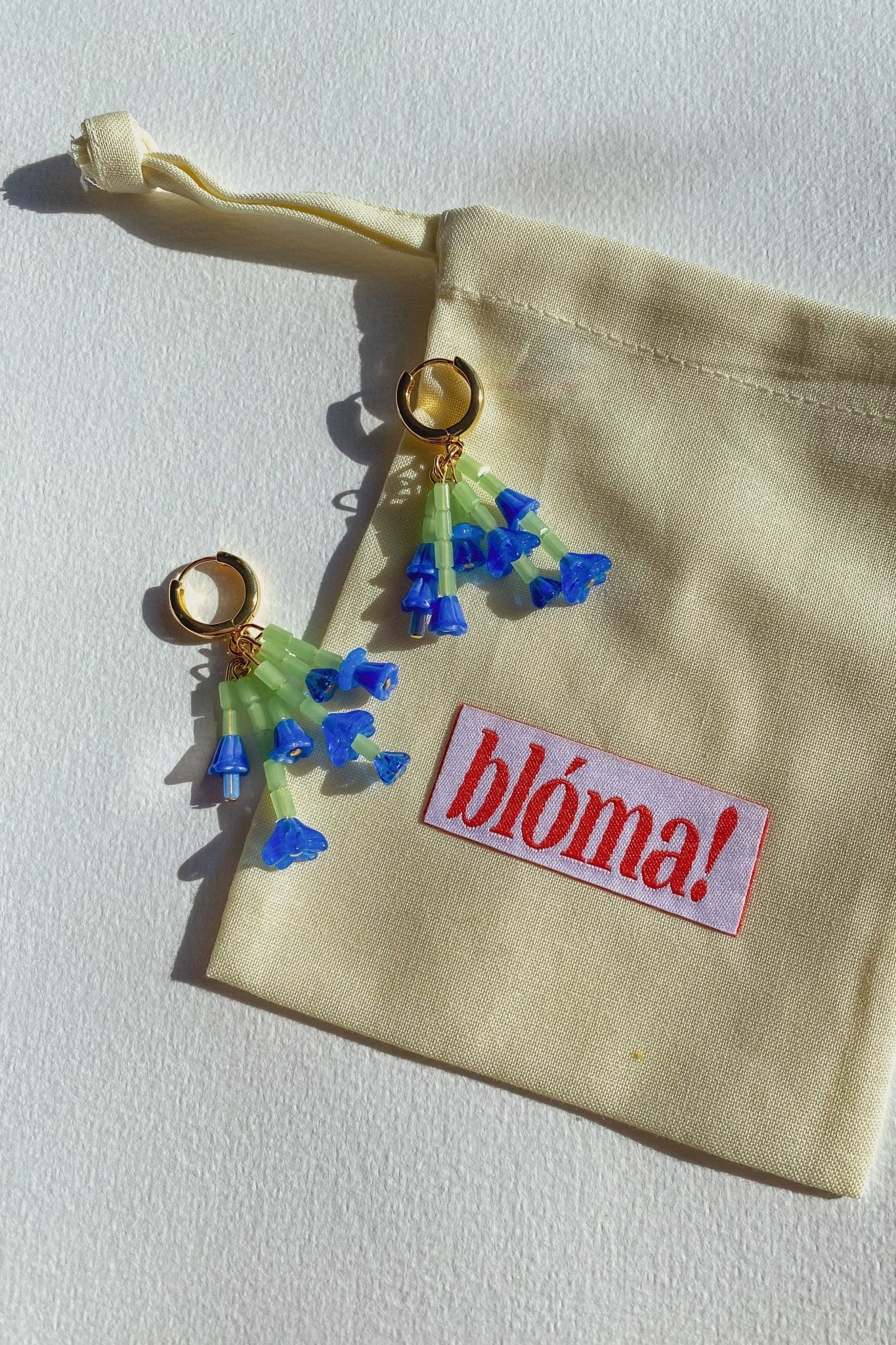 Bluebell Bouquet Mini Hoop Earrings - blóma!GoldblomashopEarringsGold