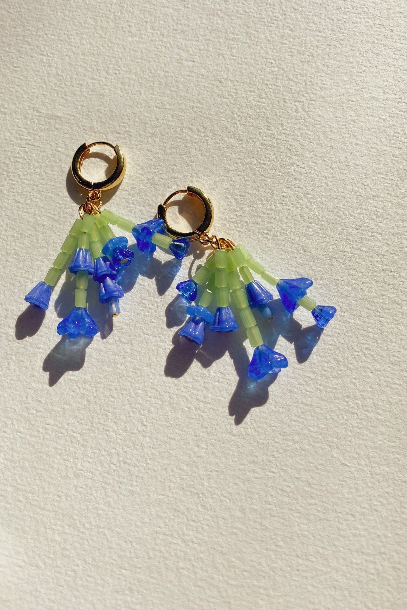 Bluebell Bouquet Mini Hoop Earrings - blóma!GoldblomashopEarringsGold