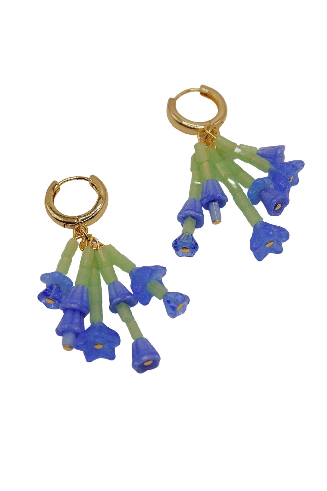 Bluebell Bouquet Mini Hoop Earrings - blóma!GoldblomashopEarringsGold
