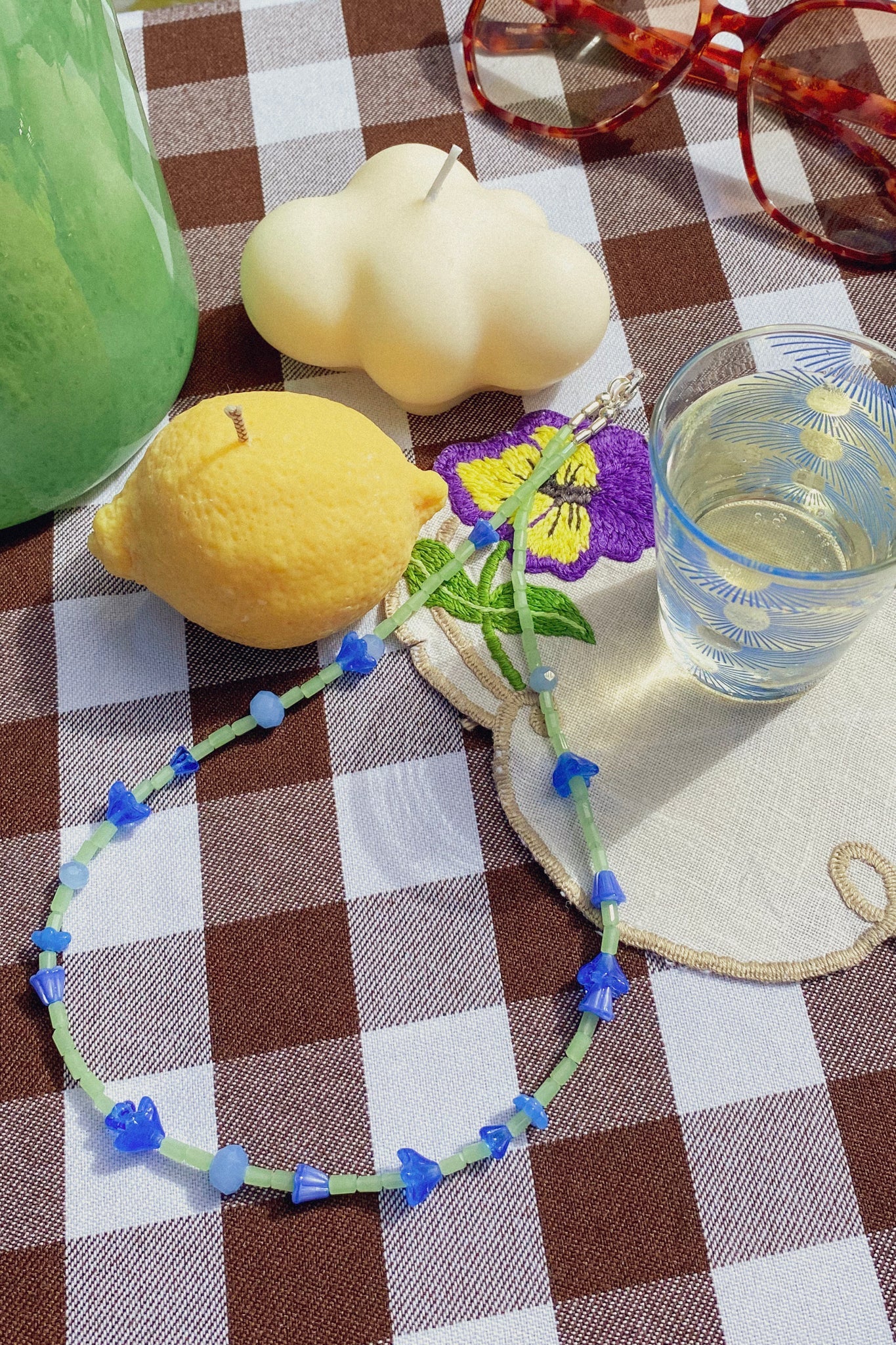 Bluebell Garland Necklace - blóma!blóma!