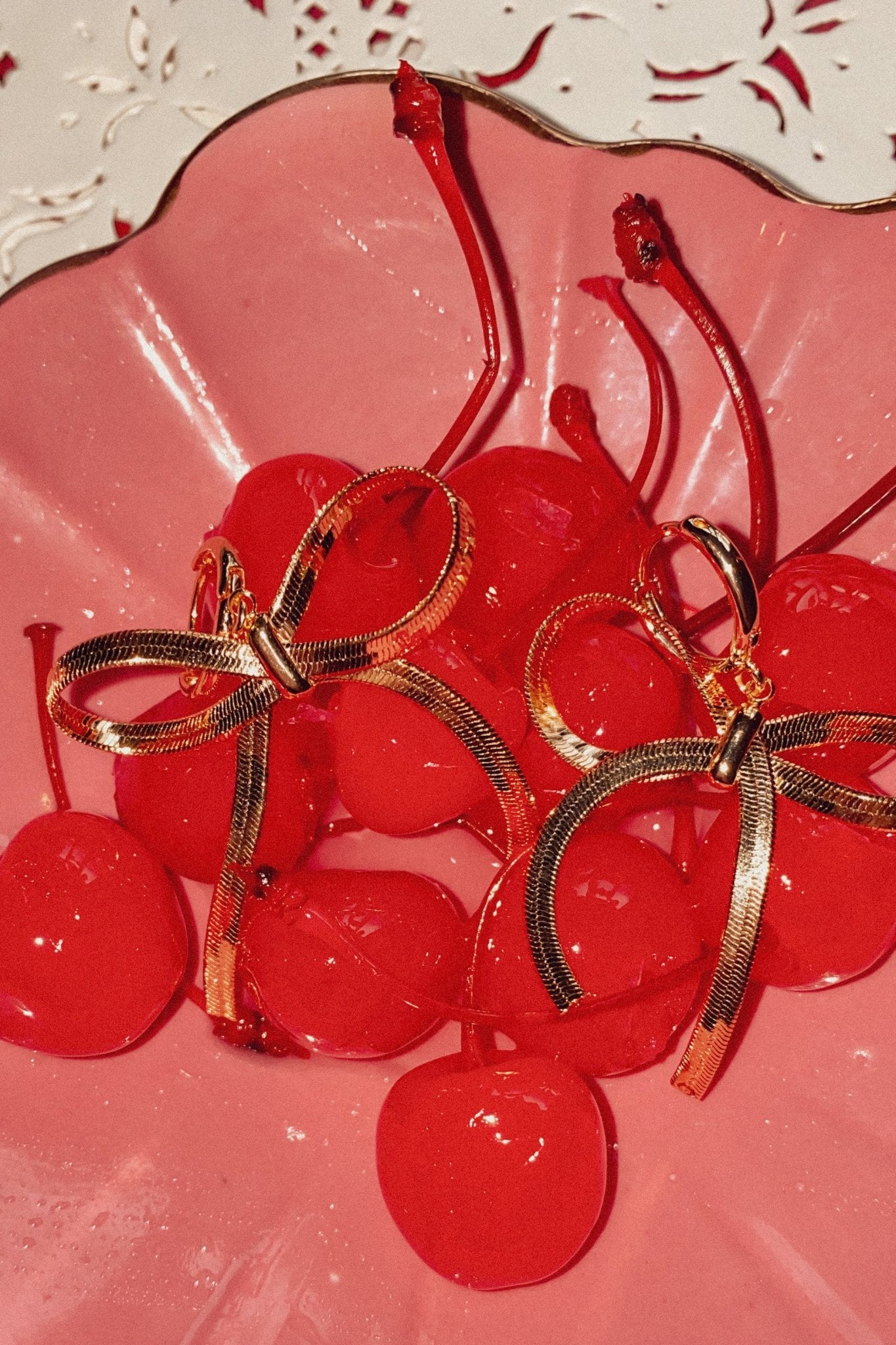 Bow Mini hoops - blóma!Goldblóma!EarringsGold