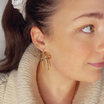 Bow Mini hoops - blóma!Goldblóma!EarringsGold