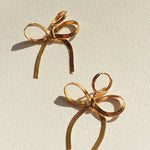Bow Mini hoops - blóma!Goldblóma!EarringsGold