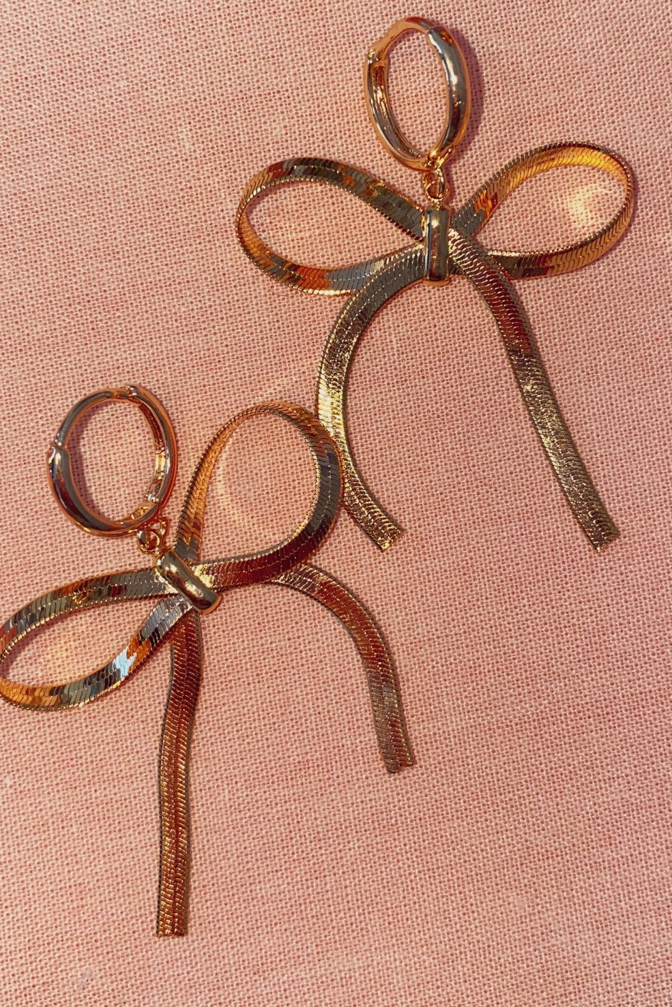 Bow Mini hoops - blóma!Goldblóma!EarringsGold