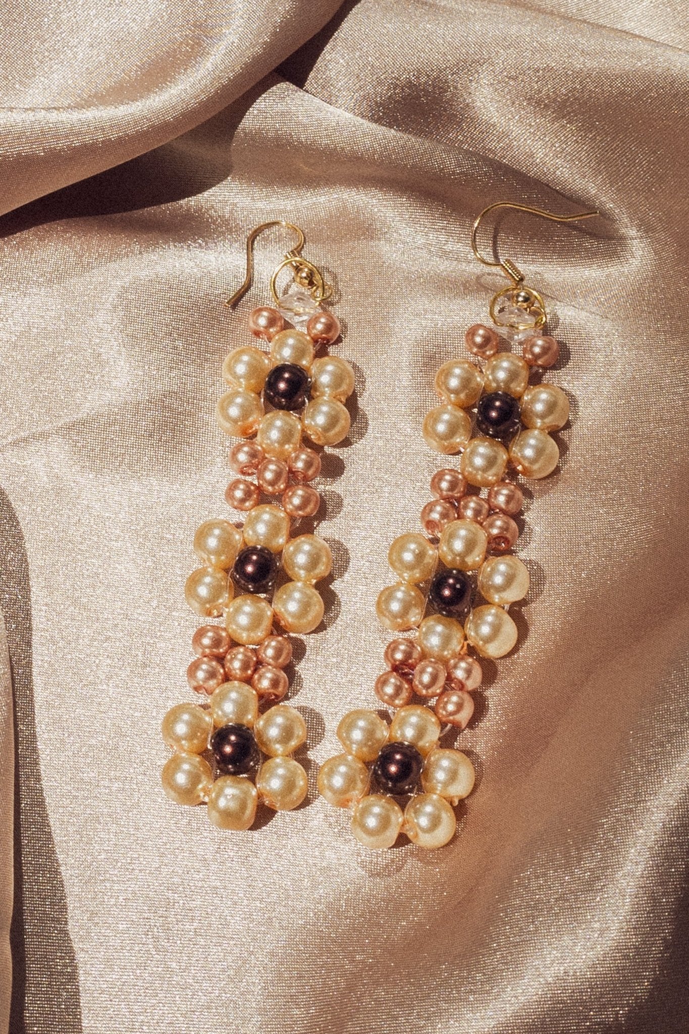 Bronzed Daisy Earrings - blóma!SilverblomashopEarringsSilver