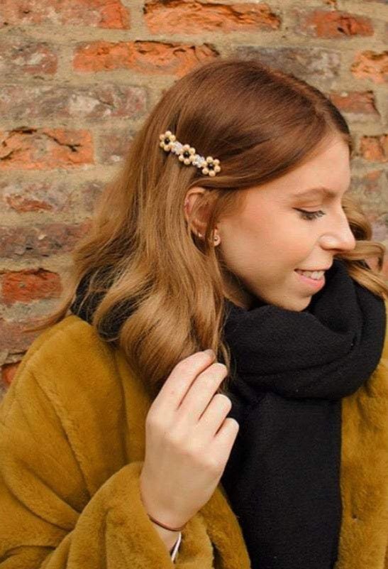 Classic Daisy barrette - blóma!Classic pearlblomashopBarrettesClassic pearl