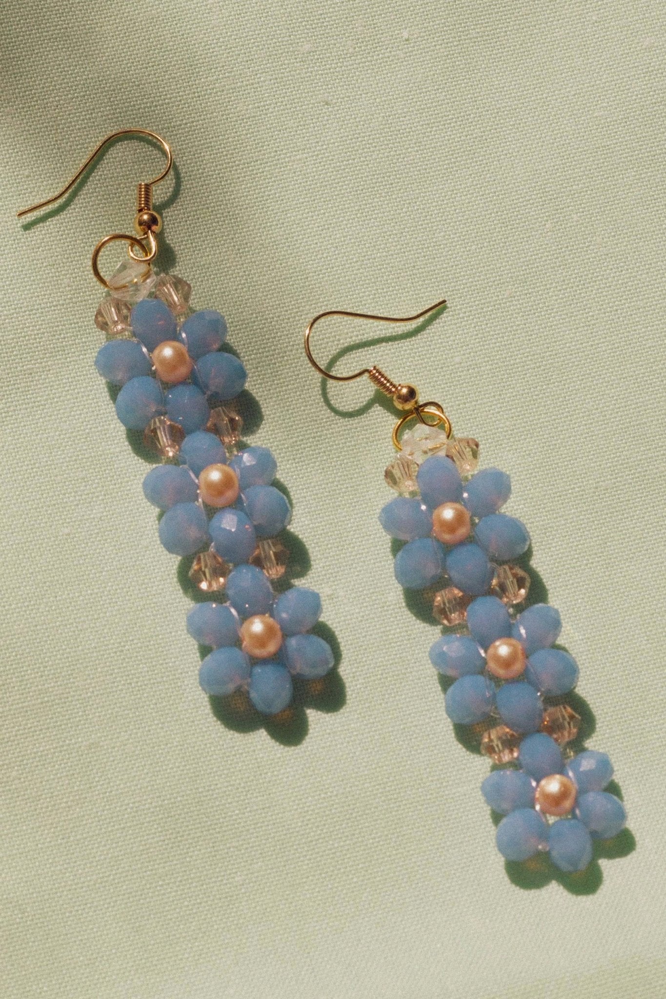 Jennifer Earrings - blóma!Blue ~ GoldblomashopEarringsBlue ~ Gold