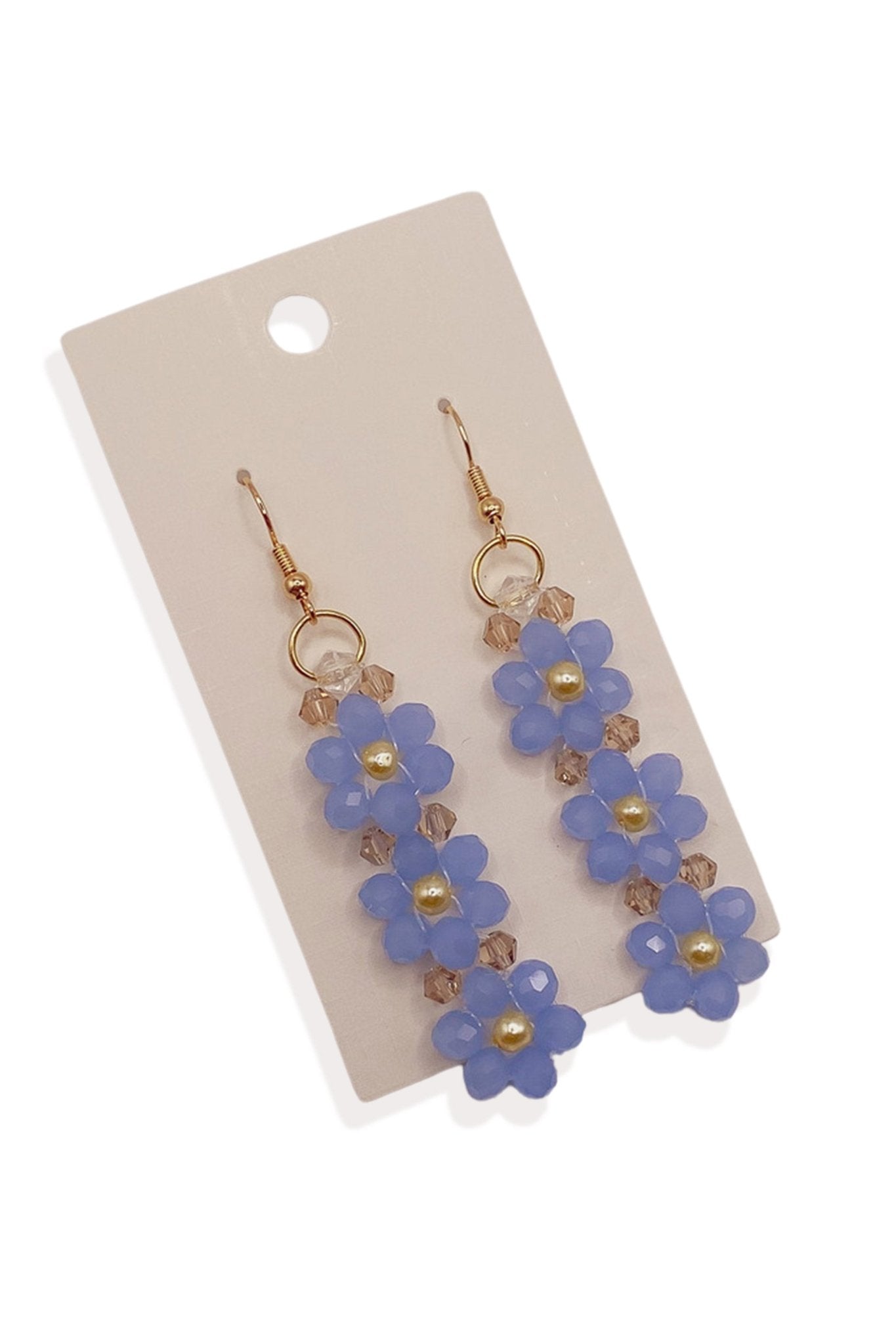 Jennifer Earrings - blóma!Blue ~ GoldblomashopEarringsBlue ~ Gold