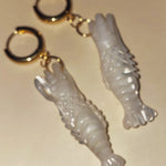 Prawn Earrings - blóma!blóma!Earrings