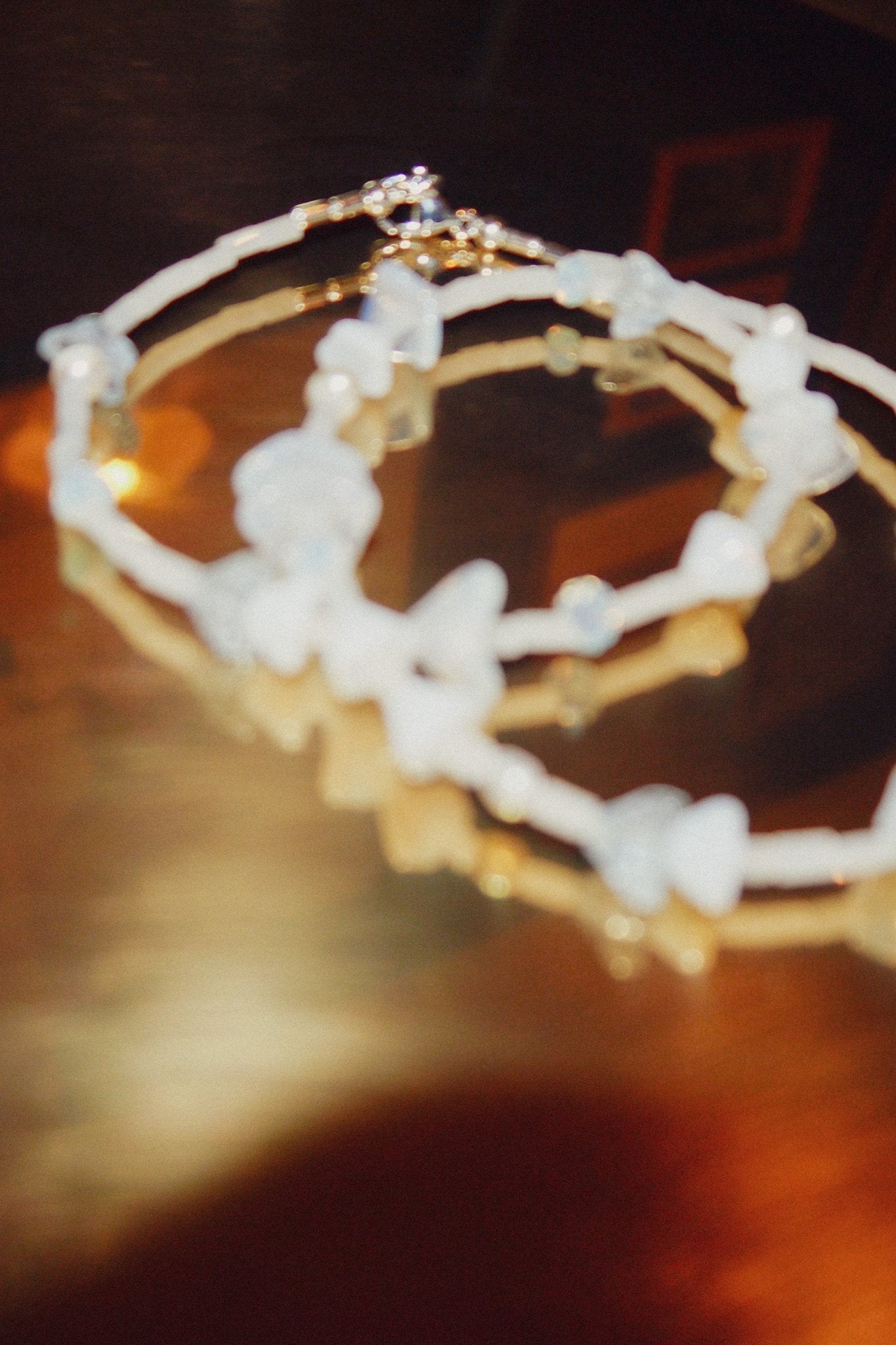 Snowdrop Garland Necklace - blóma!blóma!