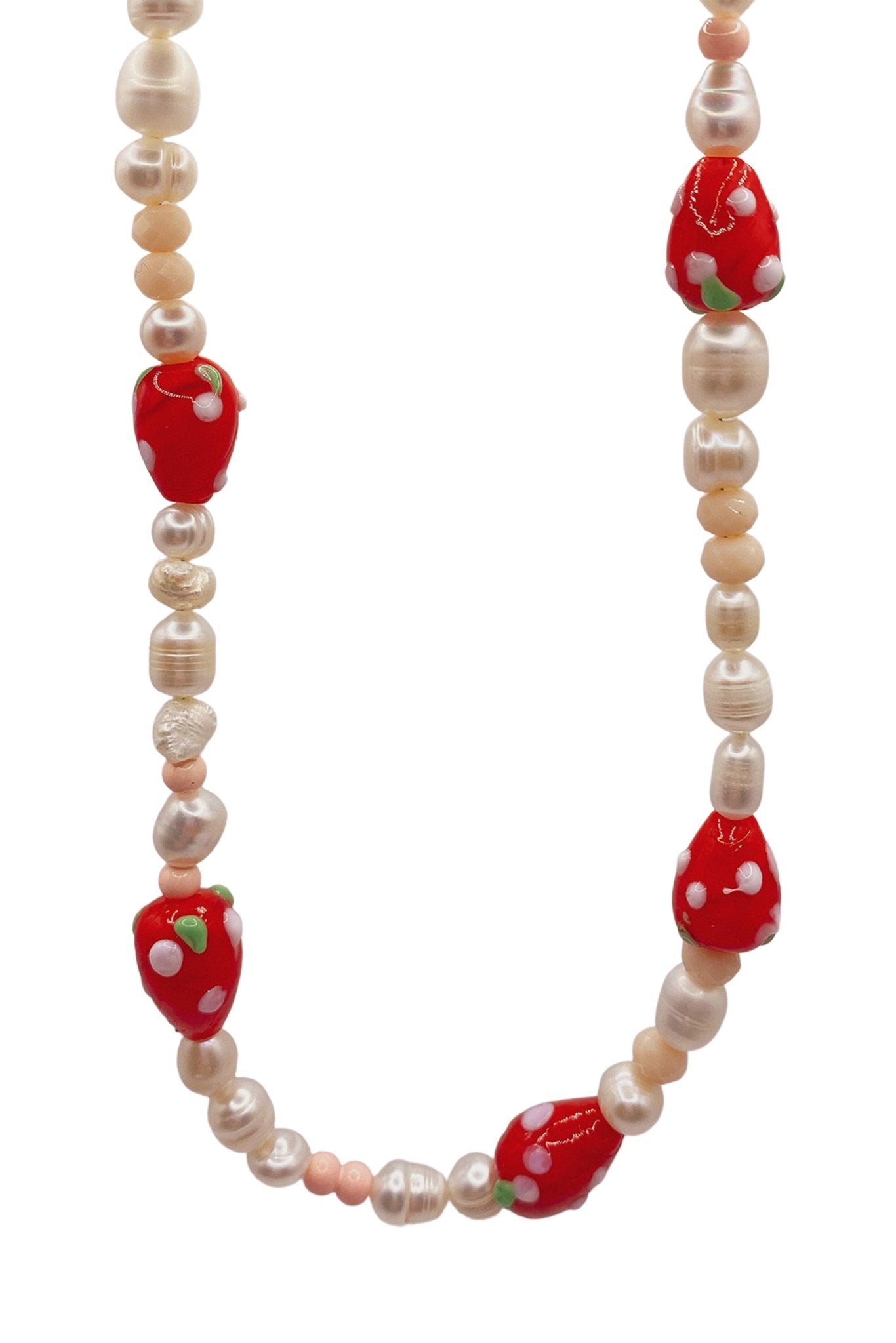 Strawberry Necklace - blóma!Freshwater pearlsblomashopNecklaceFreshwater pearls