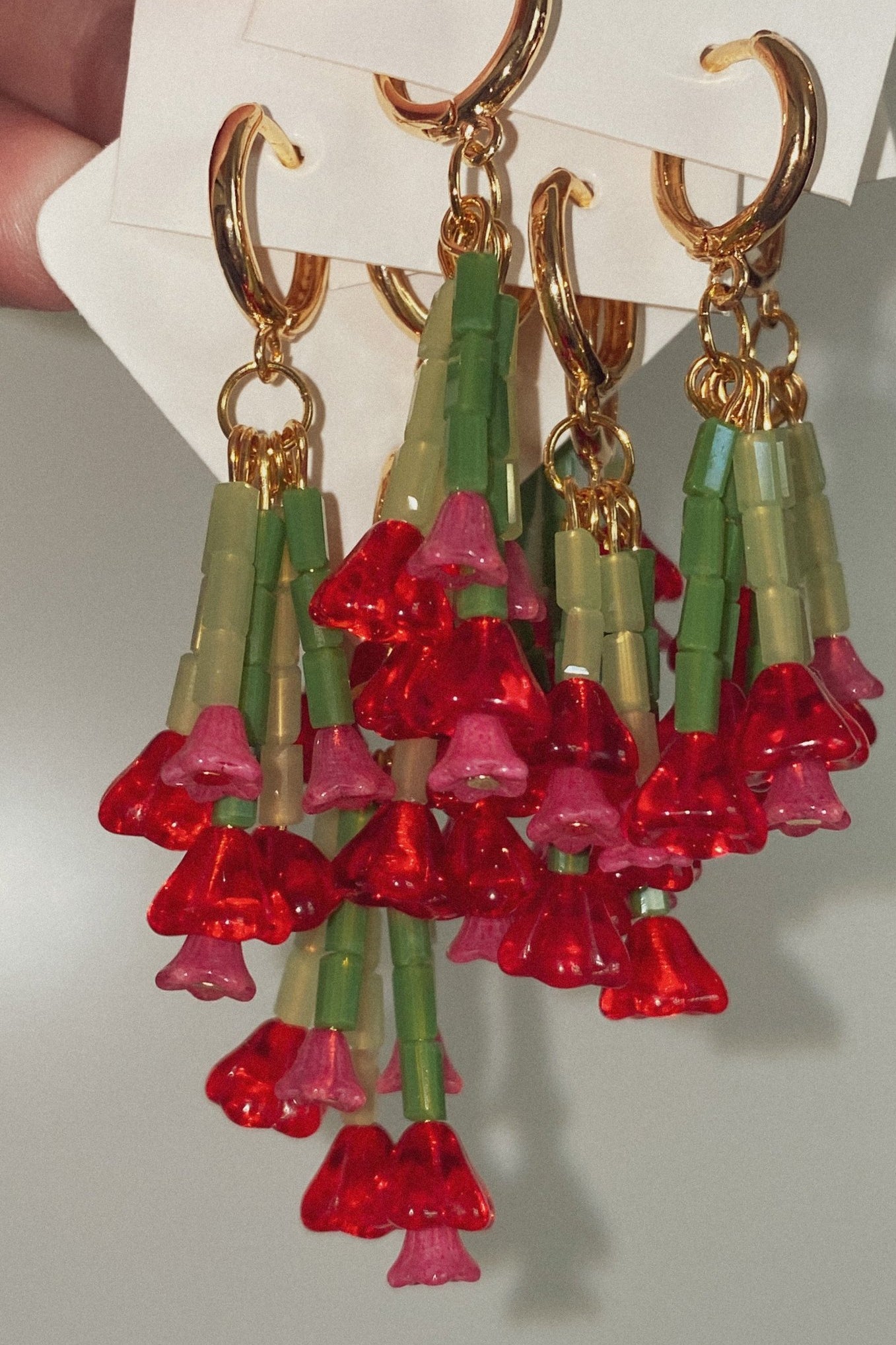 Valentine Bouquet Mini Hoop Earrings - blóma!GoldblomashopEarringsGold